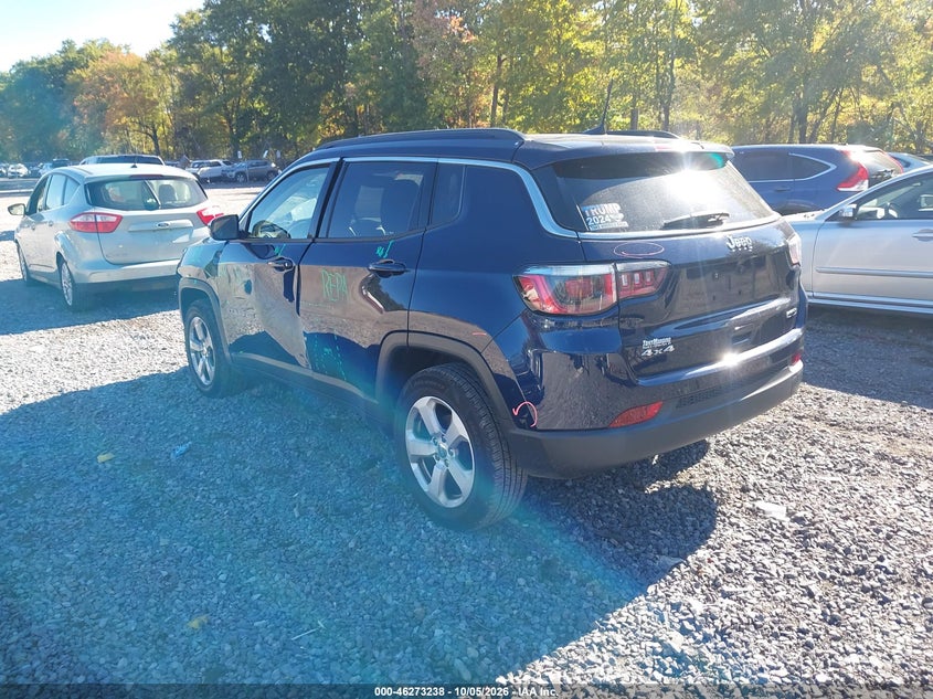 Vin: 3c4njdbb6jt153169, lot: 46773355, jeep compass latitude 4x4 20183