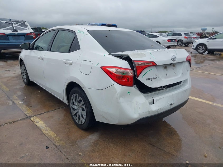 Vin: 5yfburhe3hp706849, lot: 46773399, toyota corolla le 20173