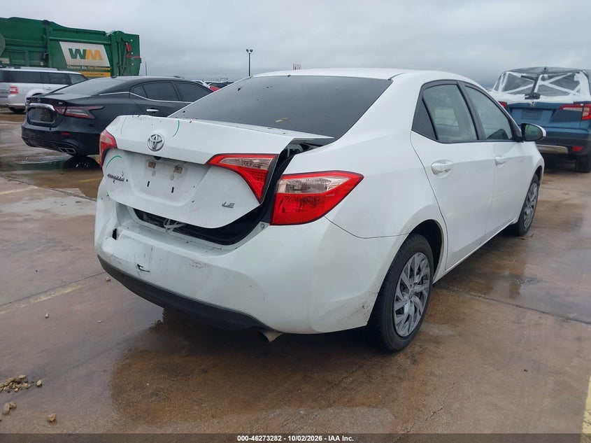 Vin: 5yfburhe3hp706849, lot: 46773399, toyota corolla le 20174