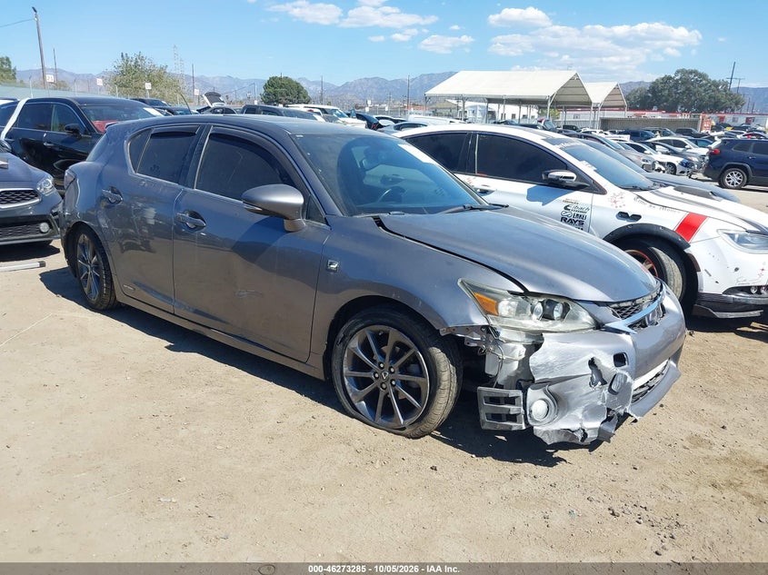 Vin: jthkd5bh3d2128562, lot: 46773402, lexus ct 200h 20131