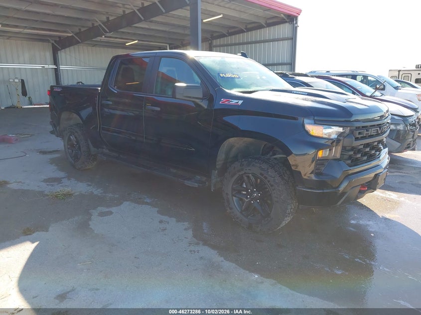 Vin: 3gcpkcek7sg308298, lot: 46773403, chevrolet silverado 1500 4wd  short bed custom trail boss 20251