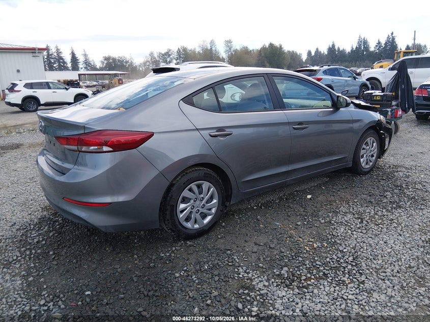 Vin: kmhd74lf5ju613970, lot: 46773409, hyundai elantra se 20184