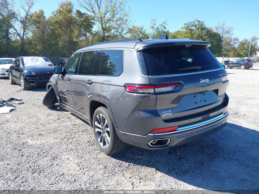 Vin: 1c4rjkdgxr8620795, lot: 46773411, jeep grand cherokee l overland 4x4 20243