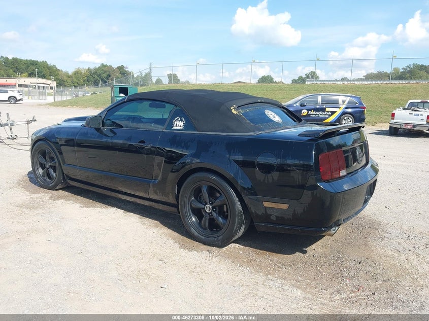 FORD MUSTANG 2007 VIN 1ZVHT85H575255034