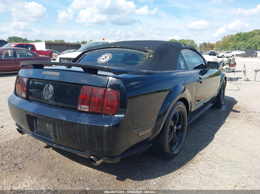 FORD MUSTANG 2007 VIN 1ZVHT85H575255034