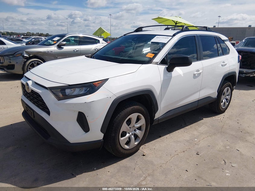 2019 Toyota Rav4 Le, Правый бок, IAAI, VIN 2T3H1RFV6KC032670 — фото 2
