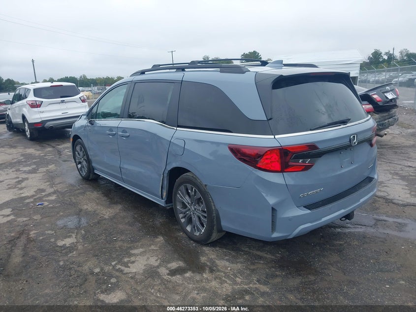 Vin: 5fnrl6h80sb043947, lot: 46773470, honda odyssey touring 20253