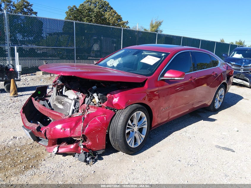 Vin: 2g1115sl2e9120815, lot: 46773482, chevrolet impala 1lt 20142