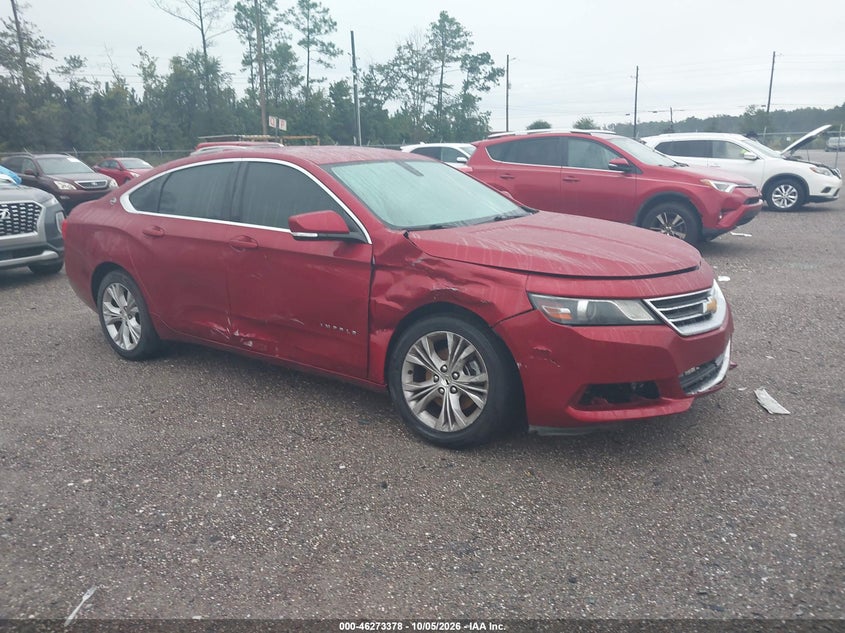 Vin: 2g1125s3xf9240201, lot: 46773495, chevrolet impala 2lt 20151