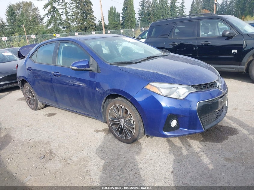 2016 Toyota Corolla S Plus, Левый бок, IAAI, VIN 2T1BURHE5GC643915