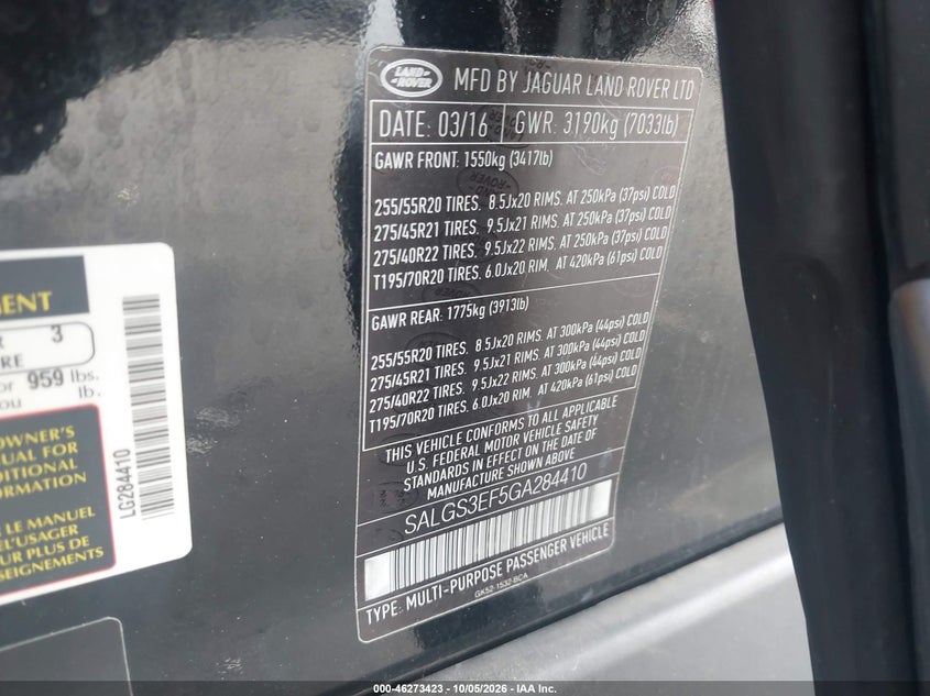 LAND ROVER RANGE ROVER - zdjęcie 9