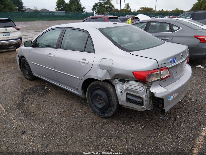 Vin: 2t1bu4ee1bc737872, lot: 46773553, toyota corolla le 20113