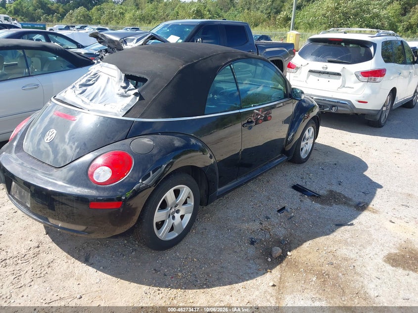 VOLKSWAGEN NEW BEETLE 2007 VIN 3VWRF31Y47M422305