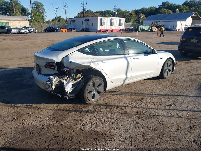Vin: 5yj3e1ea7pf564701, lot: 46773556, tesla model 3 rear-wheel drive 20234