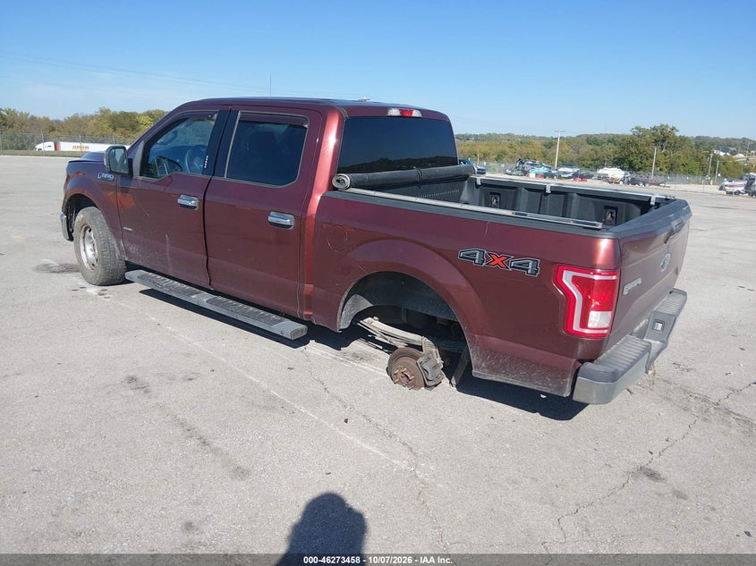 Vin: 1ftew1eg3gkd00985, lot: 46773575, ford f-150 xlt 20163