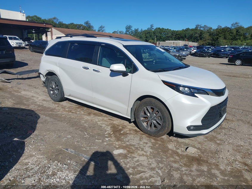 Vin: 5tdjrkec9ss267324, lot: 46773589, toyota sienna xle 2025 img_1