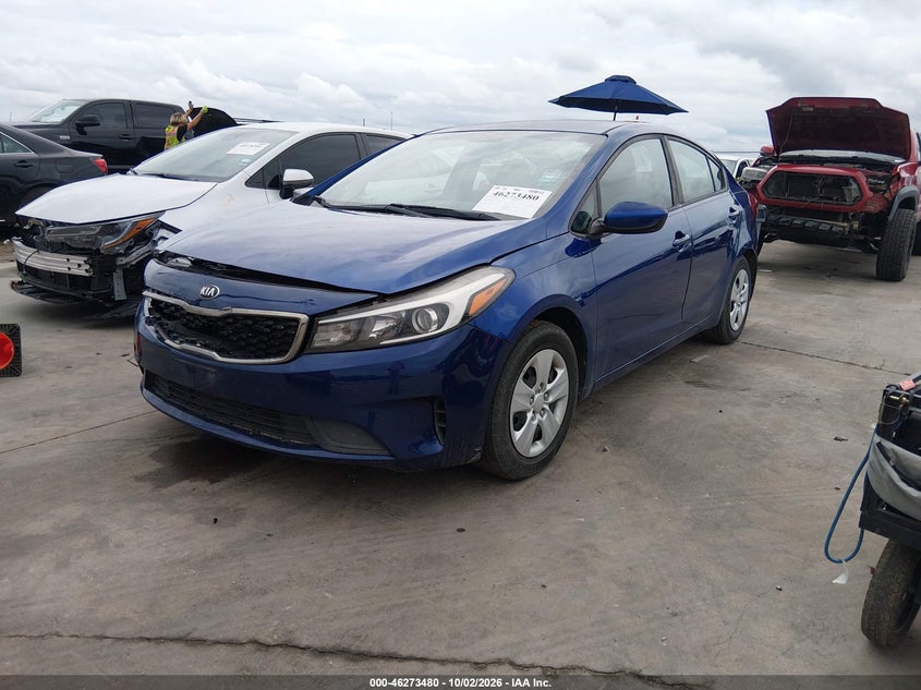 Vin: 3kpfk4a79he128442, lot: 46773597, kia forte lx 20172