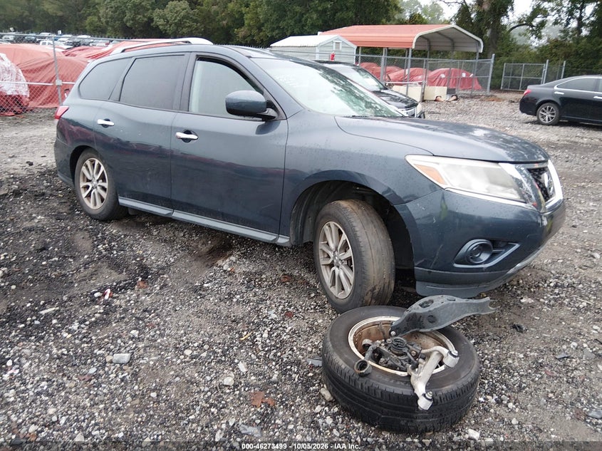Vin: 5n1ar2mm8gc619923, lot: 46773616, nissan pathfinder platinum/s/sl/sv 20161