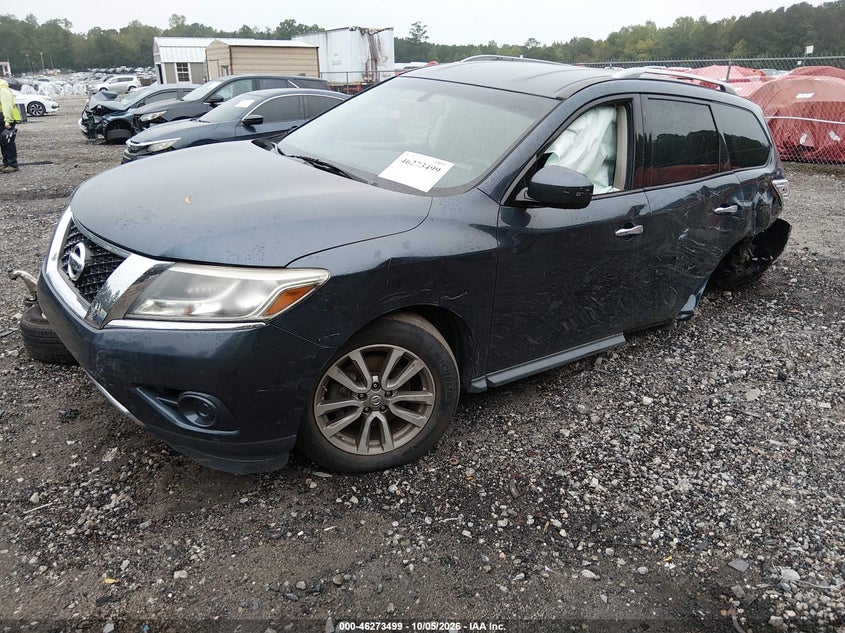 Vin: 5n1ar2mm8gc619923, lot: 46773616, nissan pathfinder platinum/s/sl/sv 20162