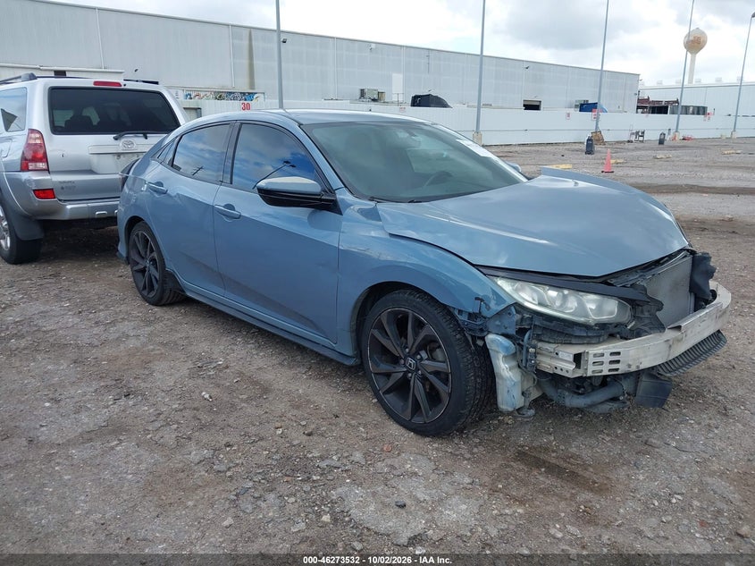 Vin: shhfk7g45hu228156, lot: 46773649, honda civic sport 20171