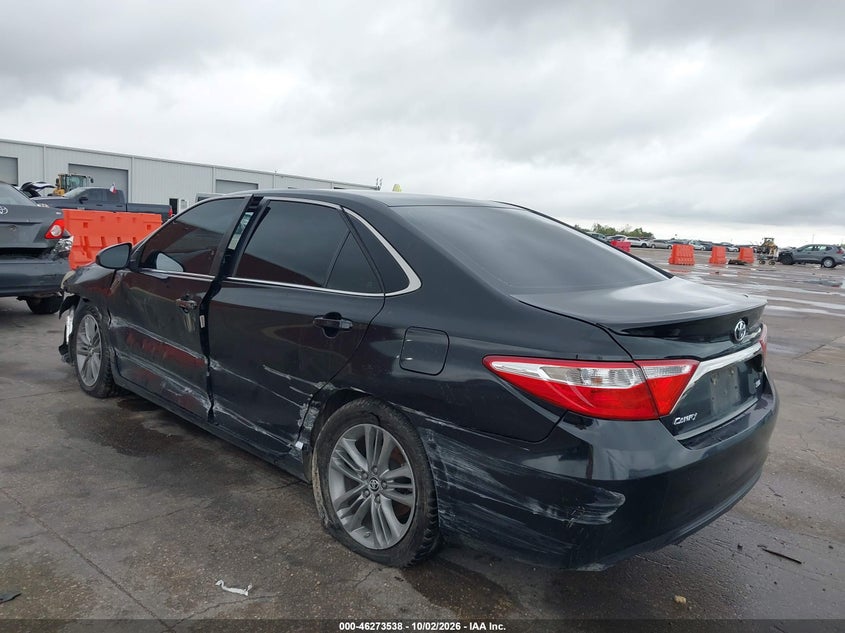 Vin: 4t1bf1fk6fu993541, lot: 46773655, toyota camry se 20153