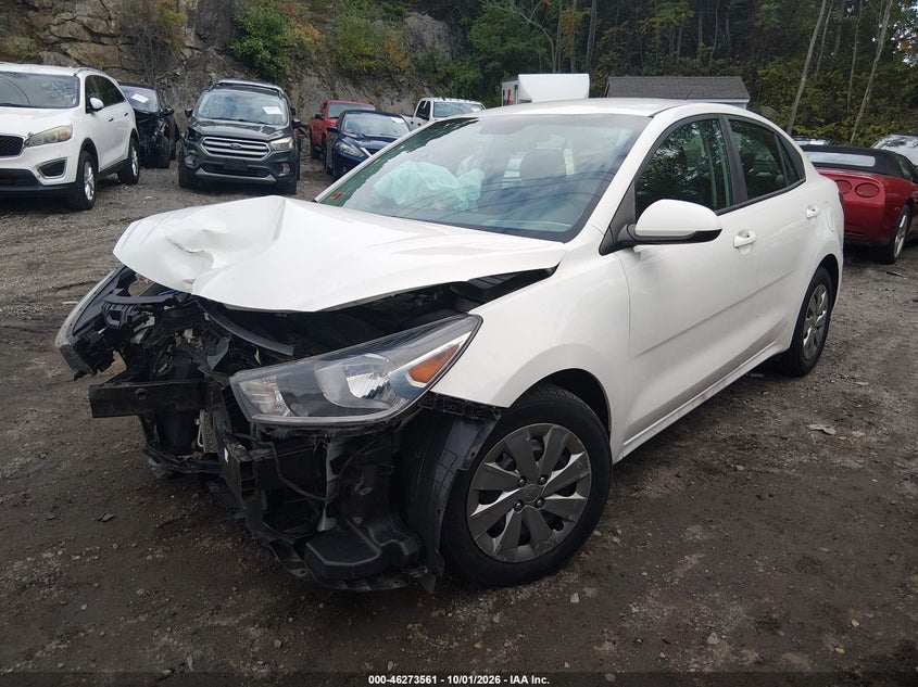 Vin: 3kpa24ab9je077867, lot: 46773678, kia rio s 20182