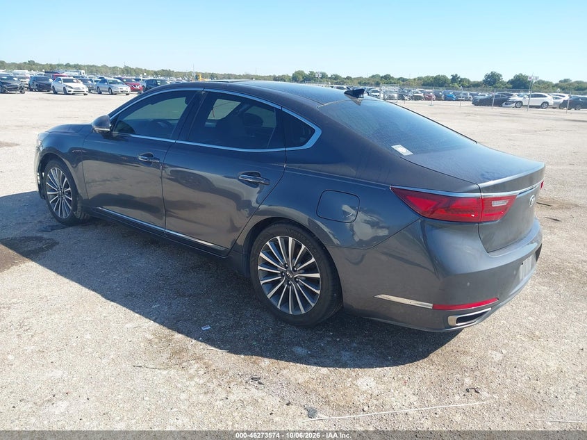 Vin: knalc4j14h5089702, lot: 46773691, kia cadenza premium 20173