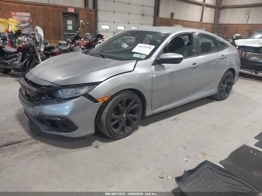 Vin: 2hgfc2f87kh501185, lot: 46773696, honda civic sport 20192