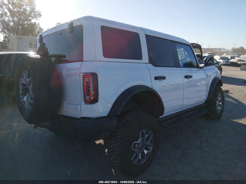 Vin: 1fmee9bp5sla73092, lot: 46773710, ford bronco badlands 20254