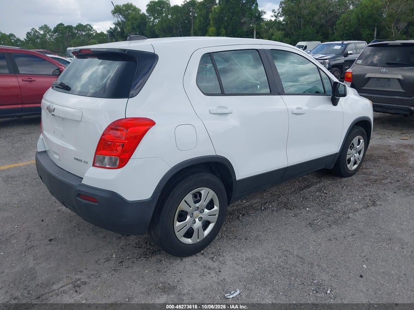 Vin: 3gncjksb8gl227090, lot: 46773734, chevrolet trax 1ls 20164