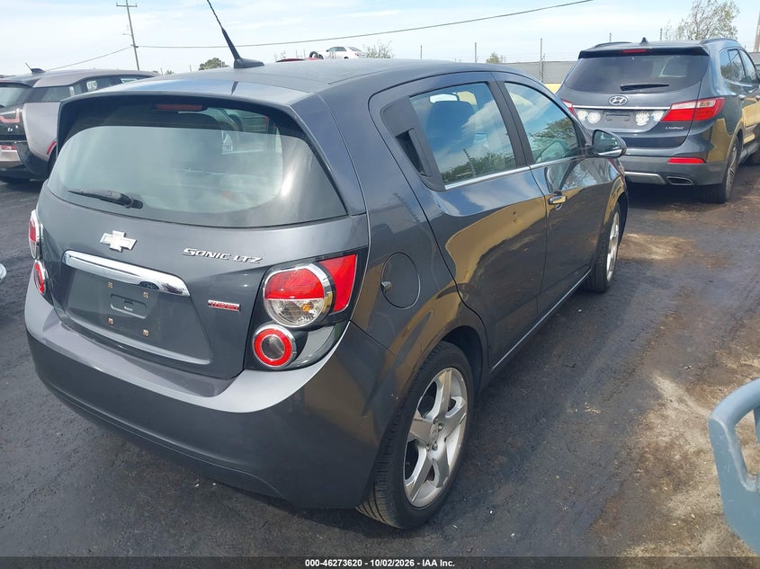Vin: 1g1jf6sb9d4209362, lot: 46773737, chevrolet sonic ltz manual 20134