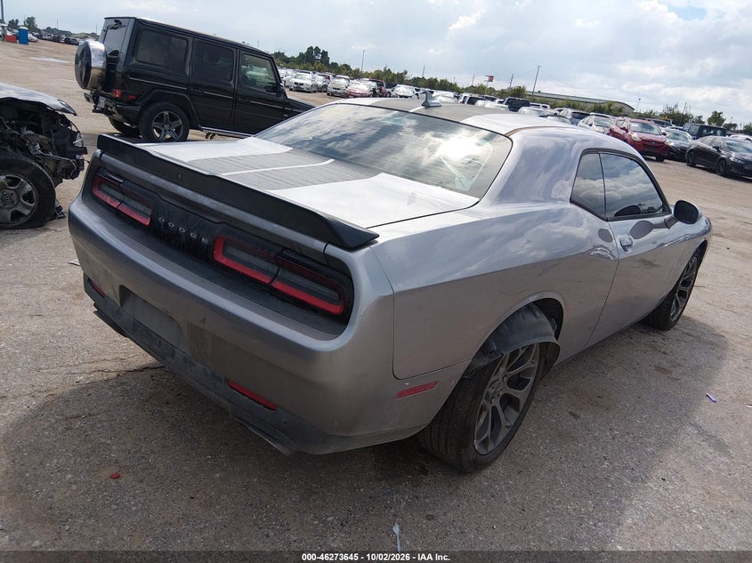 Vin: 2c3cdzbtxgh138104, lot: 46773762, dodge challenger r/t plus 20164