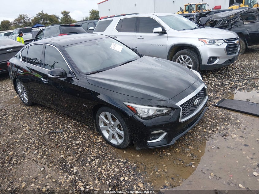 Vin: jn1ev7ap7jm354963, lot: 46773770, infiniti q50 3.0t luxe 20181