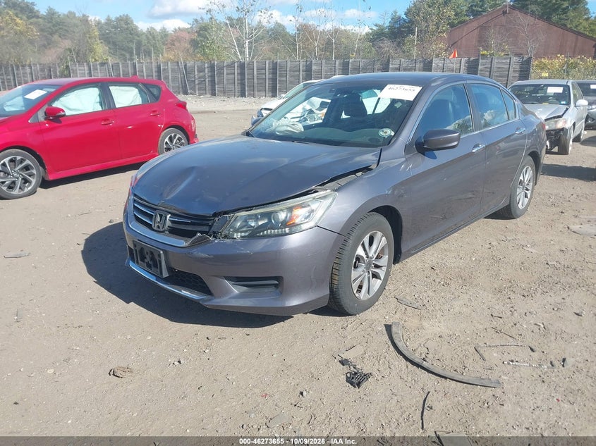 2013 Honda Accord Lx, Left Front, IAAI, VIN 1HGCR2F33DA101602 — photo 2