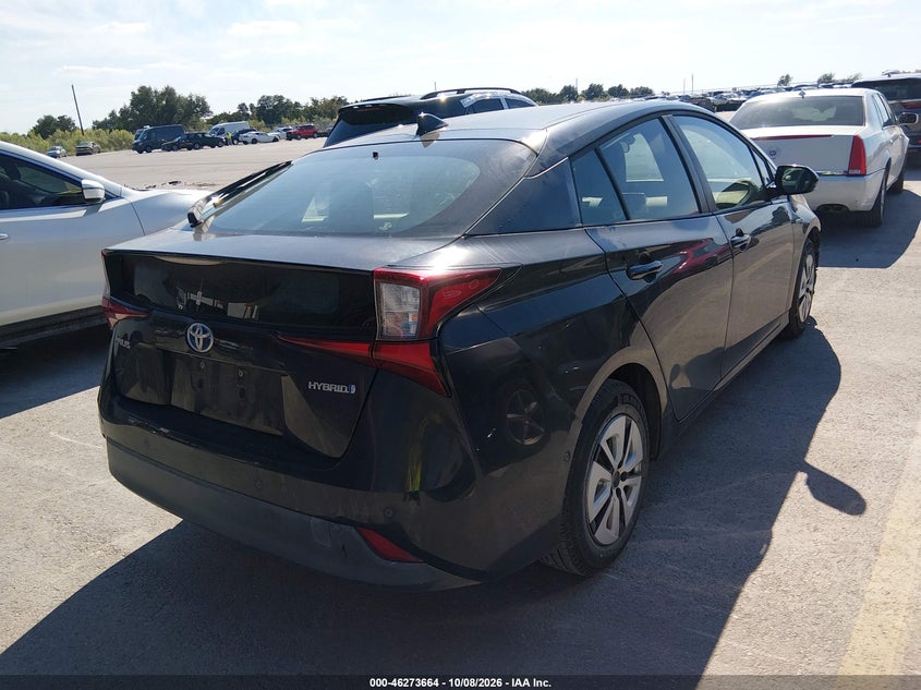 Vin: jtdkarfu8k3074675, lot: 46773781, toyota prius le 20194