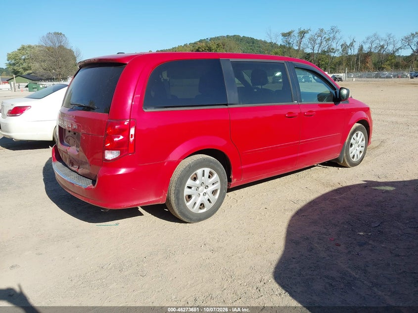 Vin: 2c4rdgbg3dr781168, lot: 46773798, dodge grand caravan se 20134