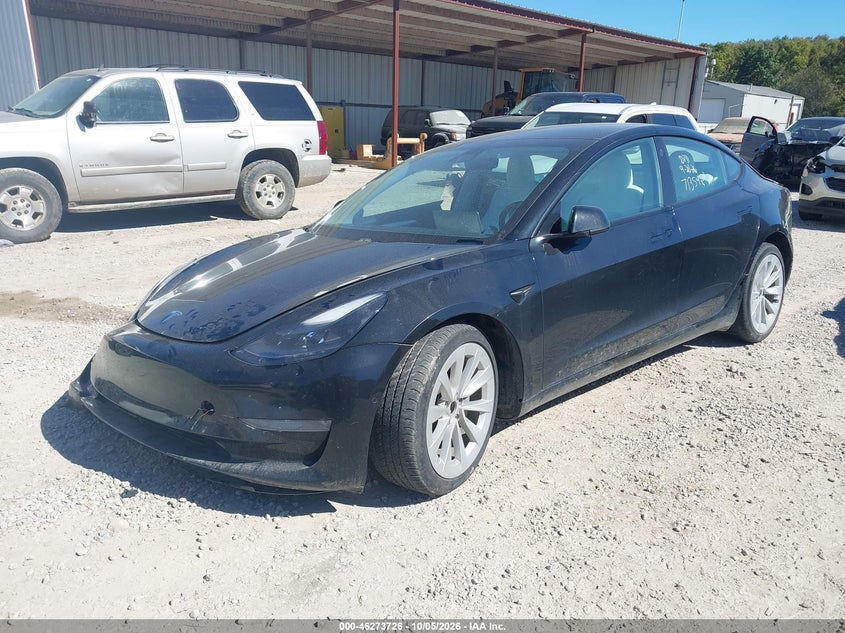 Vin: 5yj3e1eb3mf063499, lot: 46773843, tesla model 3 long range dual motor all-wheel drive 20212