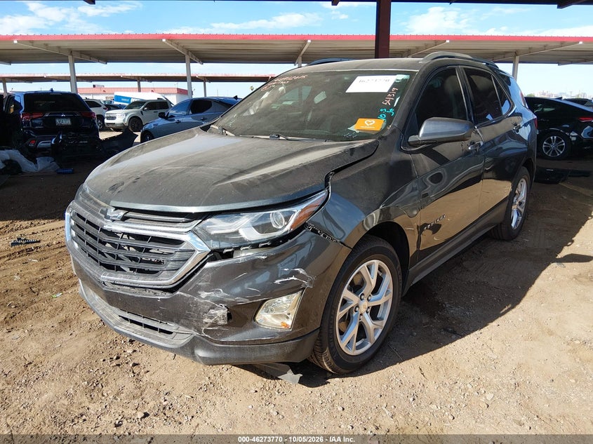 2020 Chevrolet Equinox Fwd Lt 2.0L Turbo, Удар спереди, IAAI, VIN 3GNAXLEX0LS633903 — фото 2