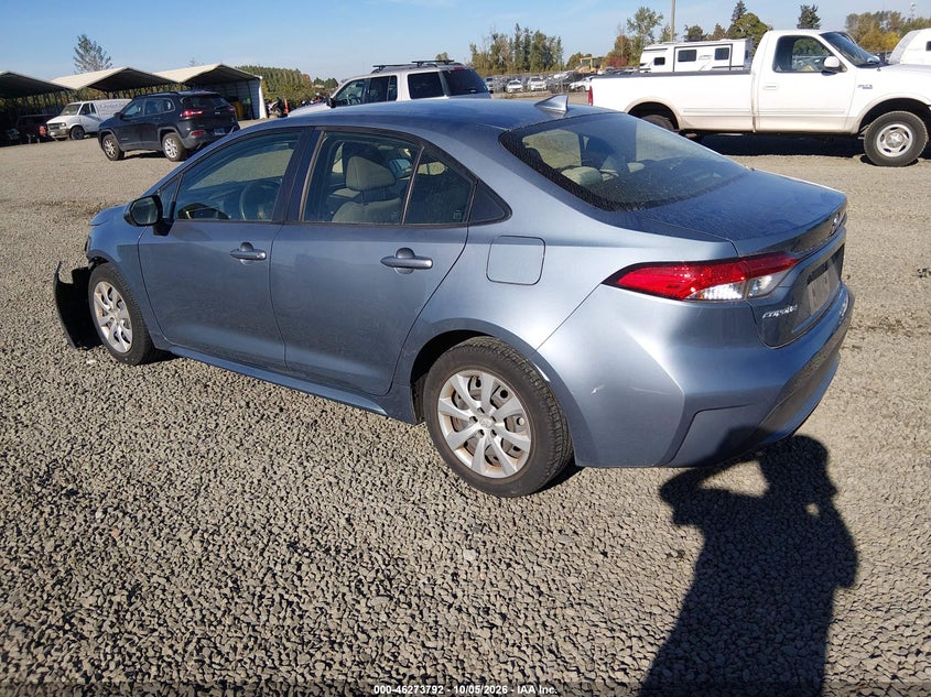 Vin: jtdeprae3lj035355, lot: 46773909, toyota corolla le 20203