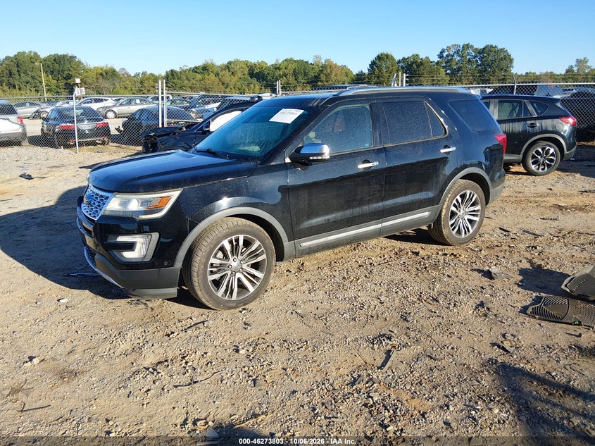 Vin: 1fm5k8ht4hga40674, lot: 46773920, ford explorer platinum 20172