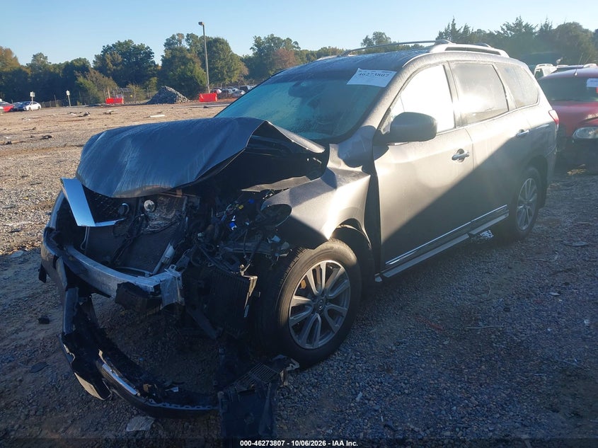Vin: 5n1ar2mmxfc615404, lot: 46773924, nissan pathfinder sl 20152