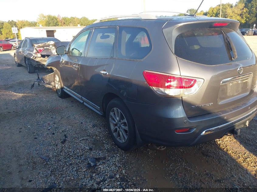 Vin: 5n1ar2mmxfc615404, lot: 46773924, nissan pathfinder sl 20153