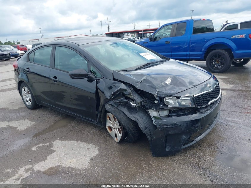 Vin: 3kpfk4a7xhe009539, lot: 46773950, kia forte lx 20171