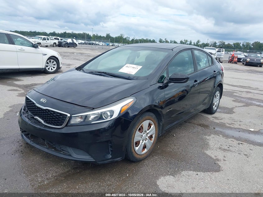 Vin: 3kpfk4a7xhe009539, lot: 46773950, kia forte lx 20172