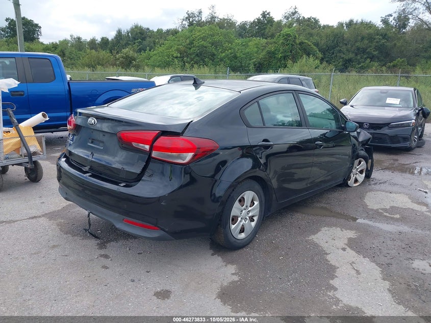Vin: 3kpfk4a7xhe009539, lot: 46773950, kia forte lx 20174