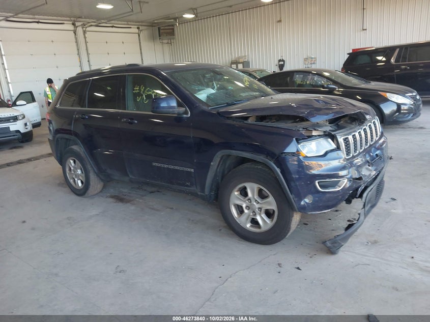 Vin: 1c4rjfag6hc825828, lot: 46773957, jeep grand cherokee laredo 4x4 20171