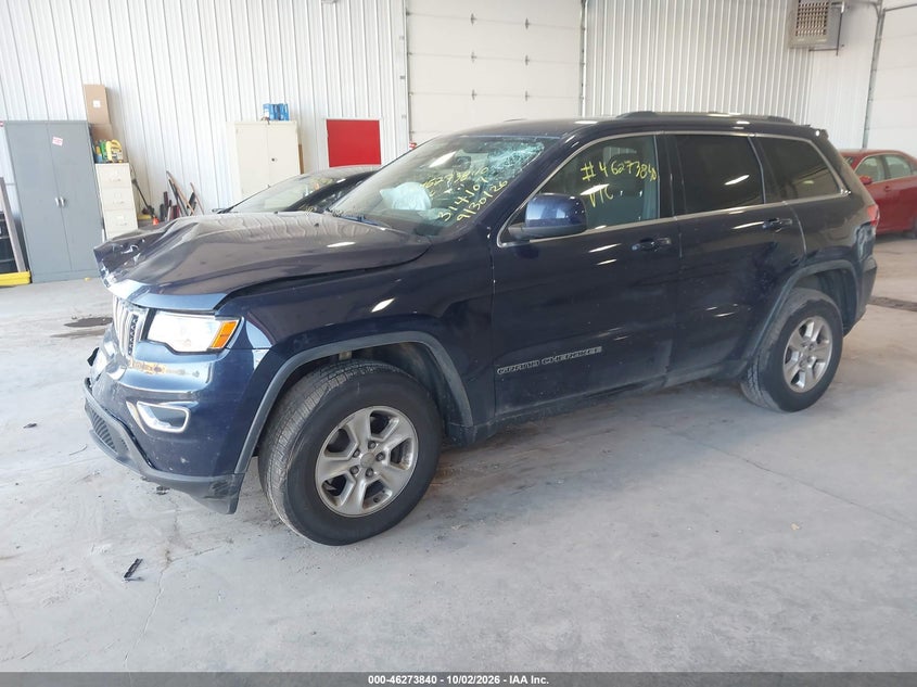 Vin: 1c4rjfag6hc825828, lot: 46773957, jeep grand cherokee laredo 4x4 20172