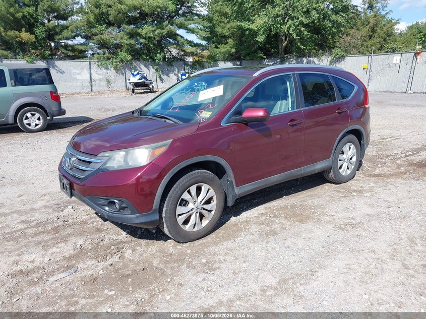 Vin: 5j6rm4h71dl082646, lot: 46773992, honda cr-v ex-l 20132