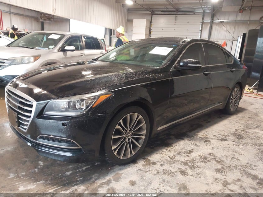 Vin: kmhgn4je1fu017162, lot: 46774018, hyundai genesis 3.8 20152