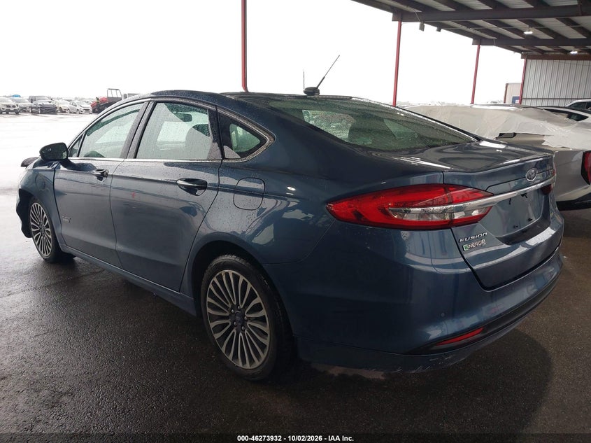 FORD FUSION ENERGI 2018 VIN 3FA6P0PU7JR164383